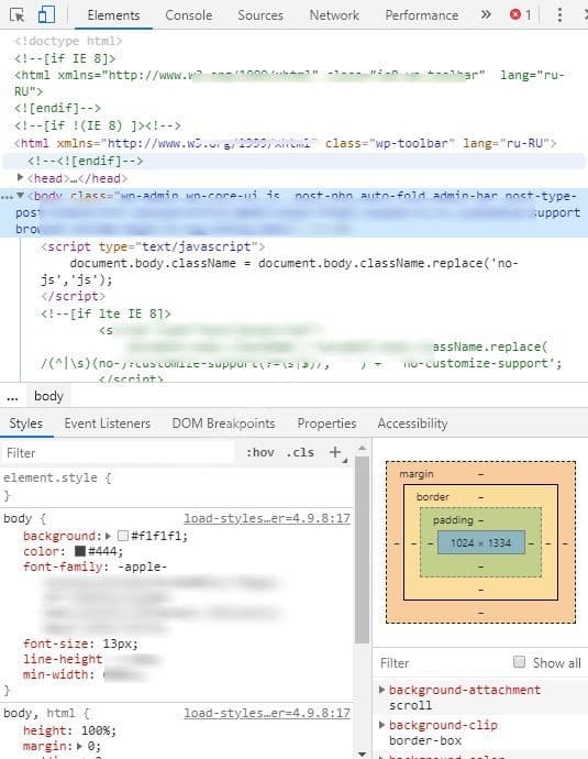 Displaying source code in Chrome