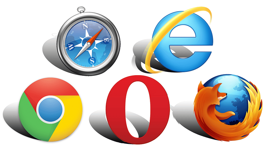 Various popular browsers